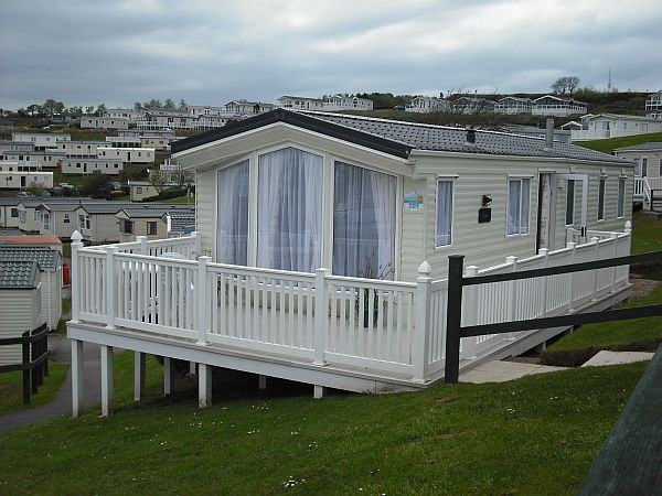 Private static caravan rental image from Devon Cliffs Holiday Park, Exmouth, Devon 